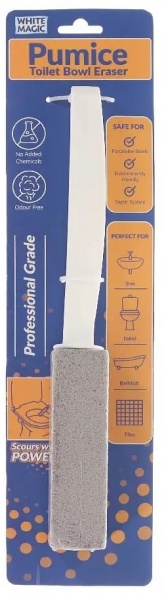 White Magic Pumice Toilet Bowl Eraser