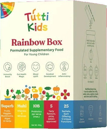 Tutti Kids Rainbow Box G/F 100g